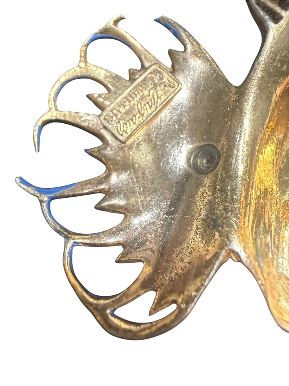 Vintage 1944 Coro Craft Sterling Rock Fish Brooch – Adolph Katz Signed Figural - Picture 6 of 14
